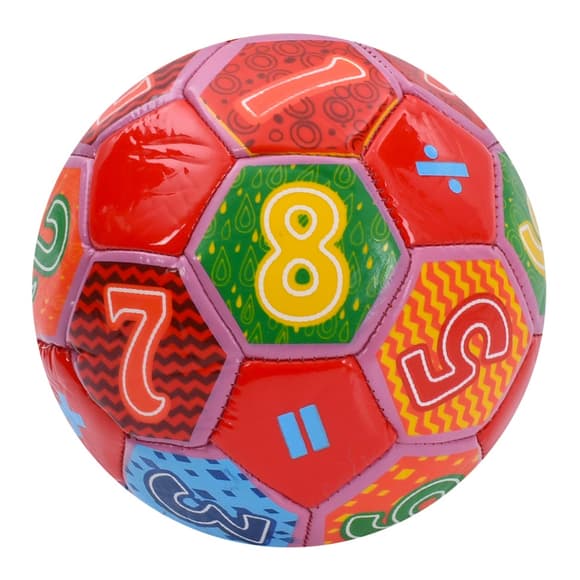 М'яч футбольний Numbers MS 4834(Red) розмір №2, 90 г, у пакеті