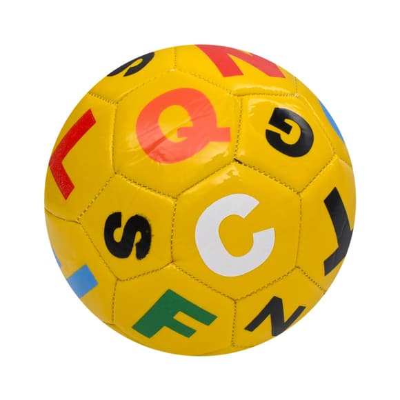 М'яч футбольний Alphabet MS 4833(Yellow) розмір №2, 90 г, у пакеті
