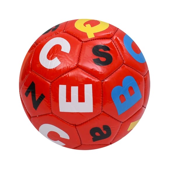 Мяч футбольный Alphabet MS 4833(Red) размер №2, 90 г, в пакете