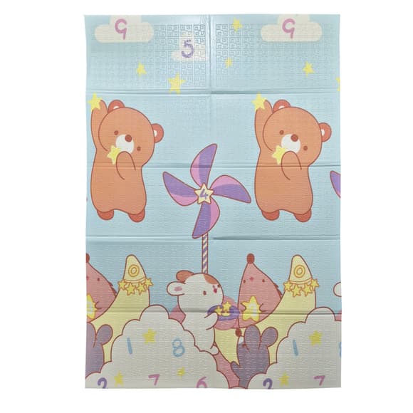 Дитячий Термокилимок двосторонній складний MR 1570-1-3 XPE, 120-180 см, товщина 8 мм