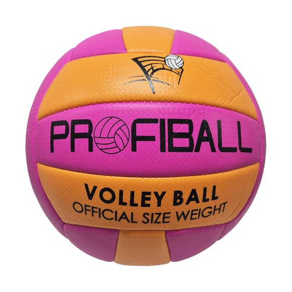 М'яч волейбольний EV-3159(Pink-Orange), діаметр 20,7 см, 18 панелей, 260-280 г