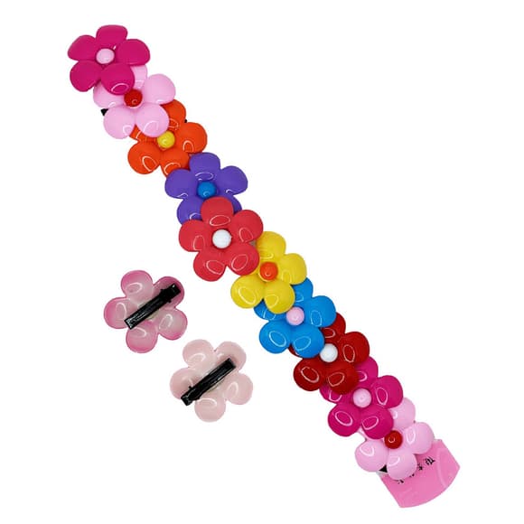 Дитячий затискач для волосся "Квітка" 0102-308, 12 шт