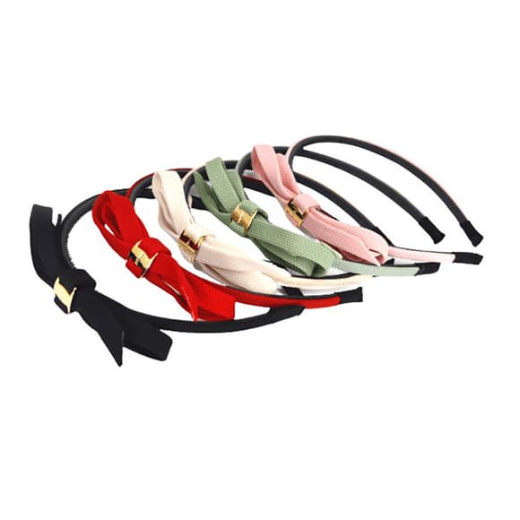 Набір обідків для волосся "Бант осінній" 0203-669, 6 шт