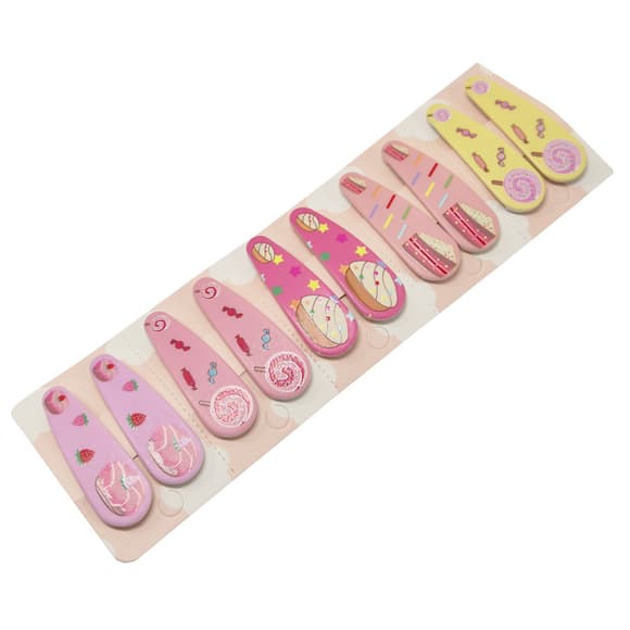 Детские зажимы для волос "Наслаждение" 0109-083, 10 шт