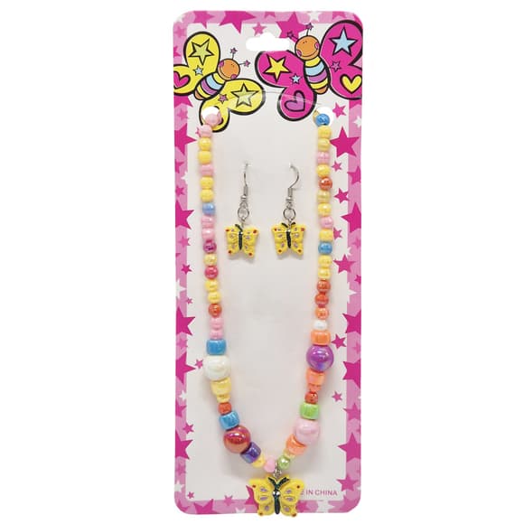 Детский набор аксессуаров "Бабочка" 0105-029-2 упаковка 12 шт