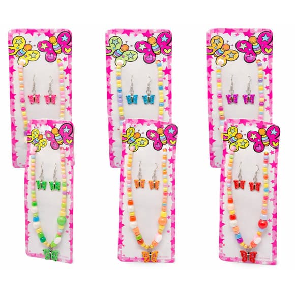 Детский набор аксессуаров "Бабочка" 0105-029-2 упаковка 12 шт