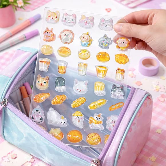 Набор 3D-наклеек "Тики уют" Tiki Wiki 51422 серии Crystal