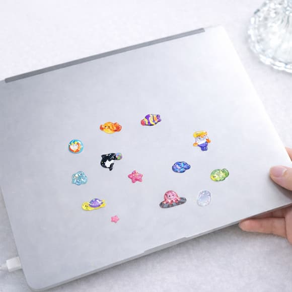 Набір 3D-наліпок "Тікі океан" Tiki Wiki 51366 серії Crystal