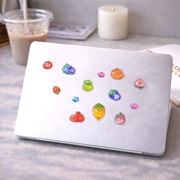 Набір 3D-наліпок "Тікі фрукти" Tiki Wiki 51367 серії Crystal