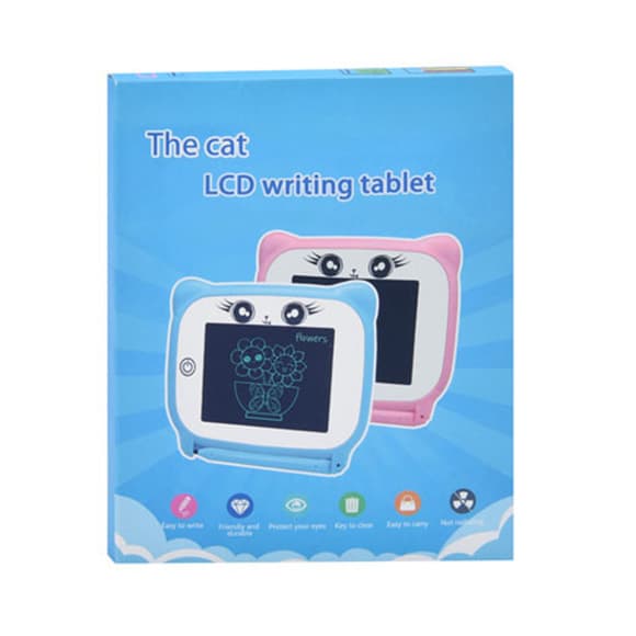 Детский развивающий LCD планшет для рисования KS666-1(Pink) 4,4 дюйма, на батарейке