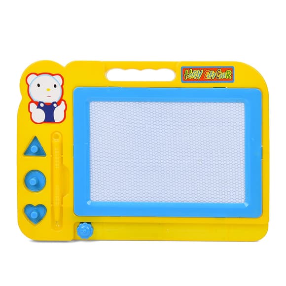 Детская досточка для рисования 200H(Yellow) 3 печати, ручка-стилус