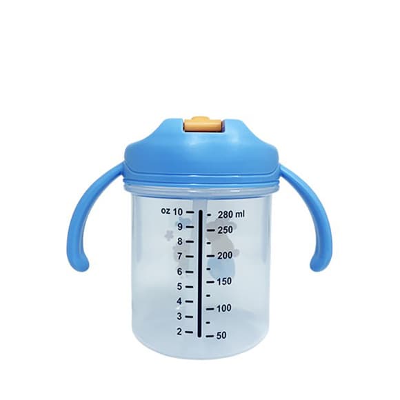 Детский поильник с трубочкой "Зайчик" MGZ-0335(Blue) 280 мл