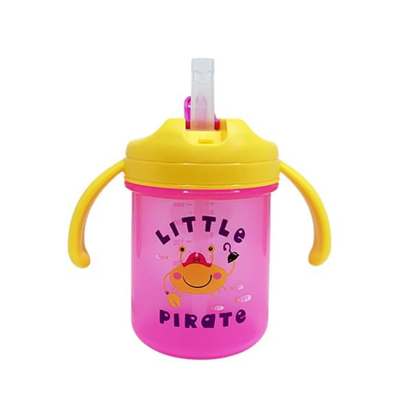 Дитячий поїльник з трубочкою "Little pirate" MGZ-0335(Yellow) 280 мл
