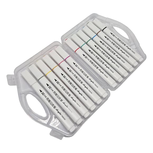 Набор акриловых маркеров Kiddy TK83150 plastic box,12 цветов