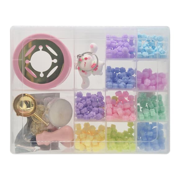 Набор для творчества "Сургучный штамп" C712-5-8, 10 цветов