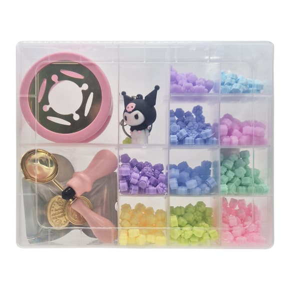 Набір для творчості "Сургучний штамп" C712-5-9, 10 кольорів