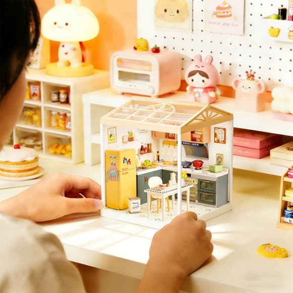 Конструктор-румбокс Кухня Mini House 8005-MH серії "Інтер'єр", зі світлом