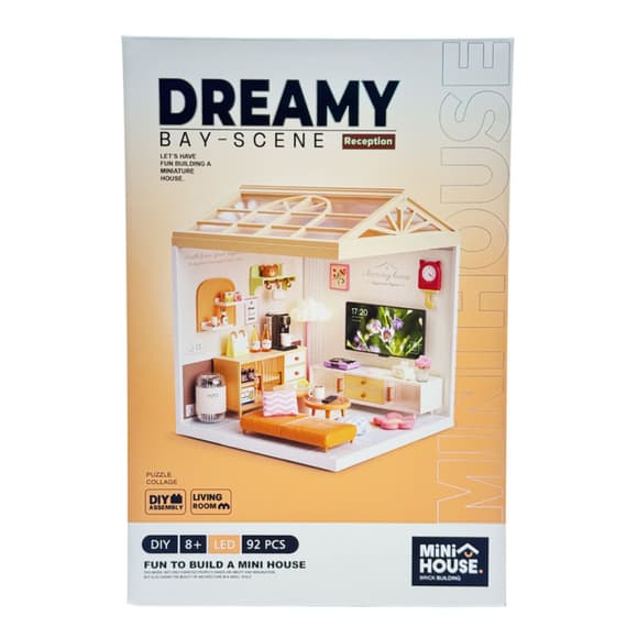 Конструктор-румбокс Вітальня Mini House 8006-MH серії "Інтер'єр", зі світлом