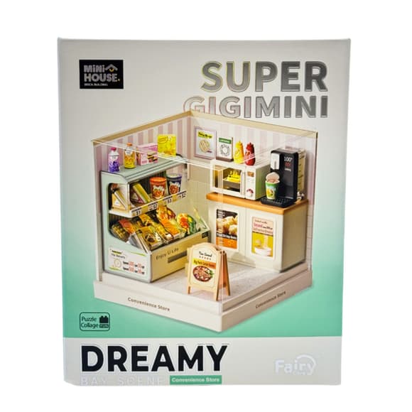 Конструктор-румбокс Цілодобовий магазин Mini House 8033-MH серії "Інтер'єр Міні"