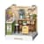 Конструктор-румбокс Кофейня Mini House 8034-MH серии "Интерьер Мини"