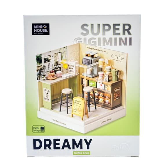 Конструктор-румбокс Кофейня Mini House 8034-MH серии "Интерьер Мини"