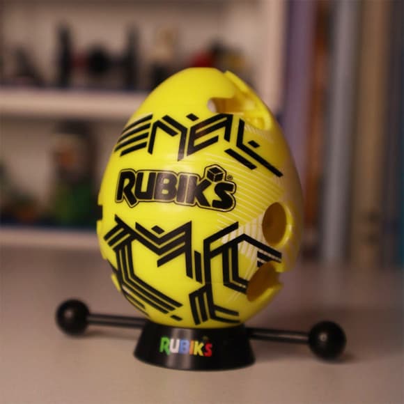 Розвиваюча Головоломка Смарт-яйце Rubik's 6071681(Yellow) паличка, підставка