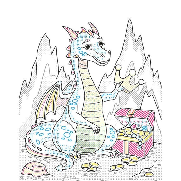 Детская водная раскраска "Кисточка и вода: Рыцарские времена" 2048001, 16 страниц