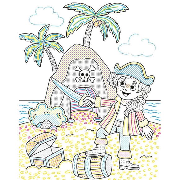 Дитяча водна розмальовка "Пензлик і вода: Морські чудеса" 2048004, 16 сторінок