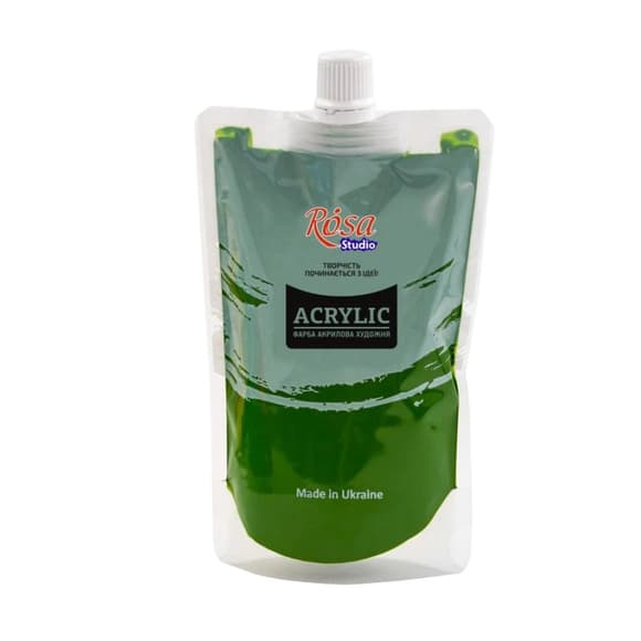 Фарба акрилова Зелена трав'яна 323200451 (код 451), 200 мл
