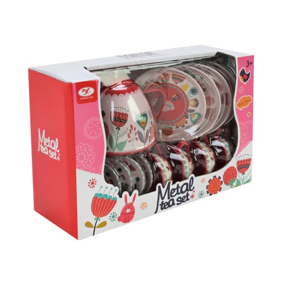 Детский набор посуды Tea set 620-C5 металл, 14 предметов