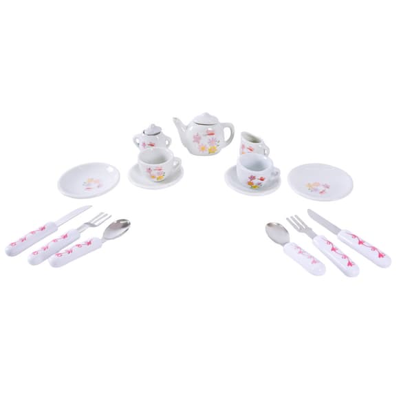 Детский набор посуды Tea set 868-E6-1 фарфор, 17 предметов