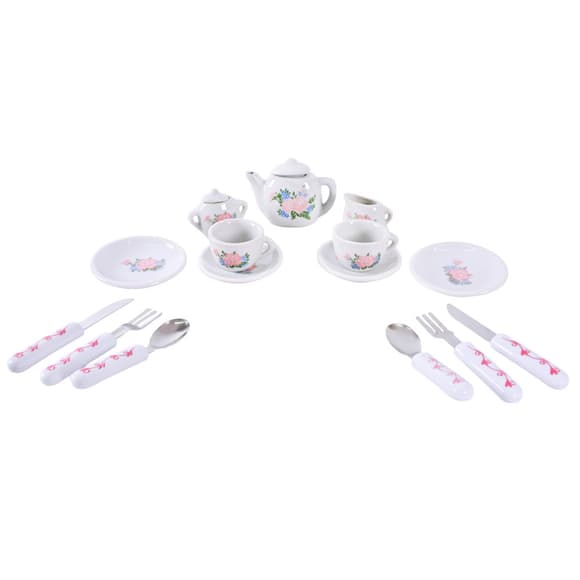 Дитячий набір посуду Tea set 868-E6-2 порцеляна, 17 предметів