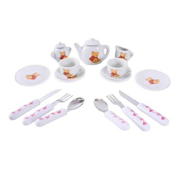 Дитячий набір посуду Tea set 868-E6-4 порцеляна, 17 предметів