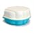 Дитяча пісочниця-басейн "Мушля" 01236/11 біло-блакитний, з кришкою