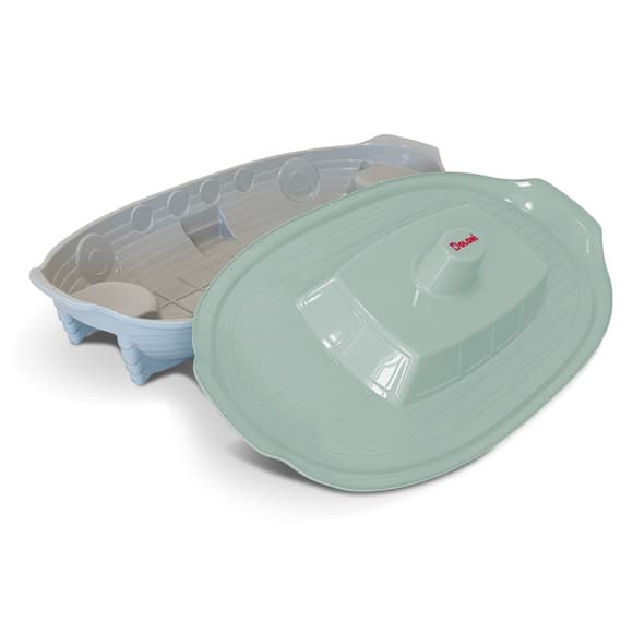 Дитяча пісочниця Корабель 03355/7, 140×72×40 см, з кришкою