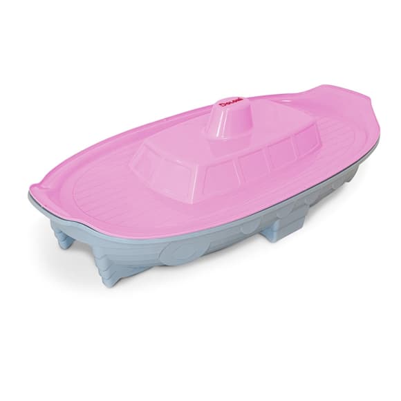 Детская песочница Корабль 03355/6, 140×72×40 см, с крышкой