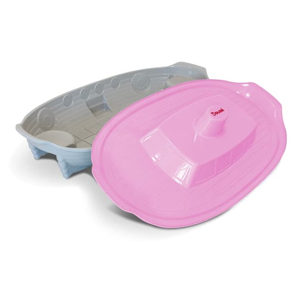 Детская песочница Корабль 03355/6, 140×72×40 см, с крышкой