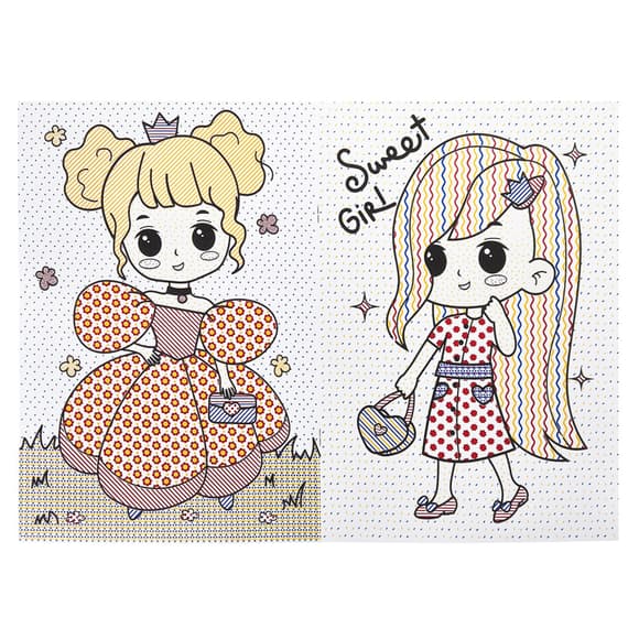 Зошит для малювання водою "Magic water" Для дівчаток НТ-09-05 з водним маркером