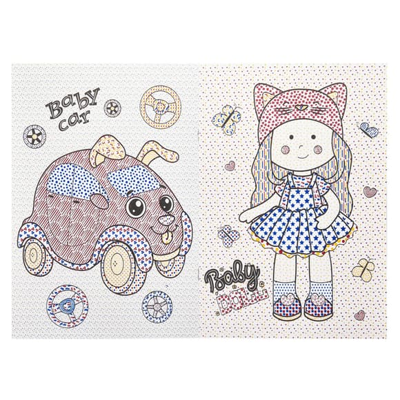 Зошит для малювання водою "Magic water" Іграшки НТ-09-07 з водяним маркером