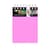 Блокнот А6 В-БП6-80(Pink) 80 аркушів, пружина зверху