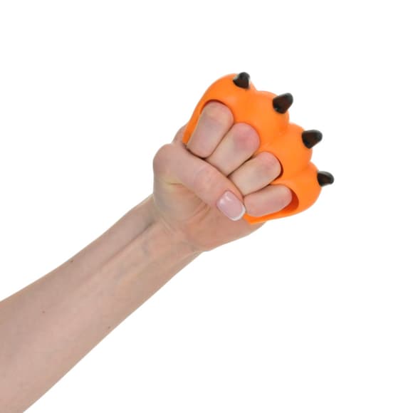 Антистресс детский Когтики Cat Claws YD2576(Orange-Black) 9 см