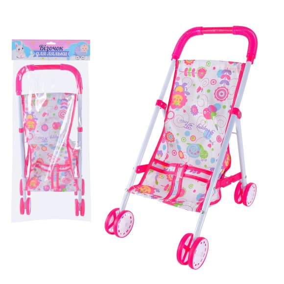 Дитяча Коляска для ляльки 935B-6 з козирком, 27×38×44 см