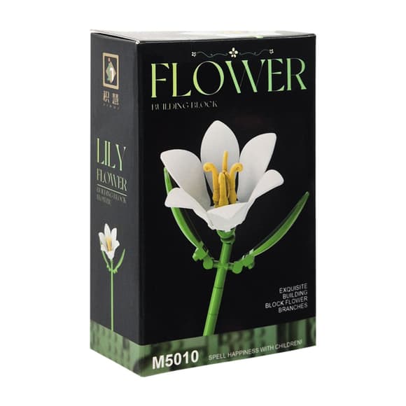 Конструктор дитячий Flower M5026-10 елементи для створення стебла та пелюсток