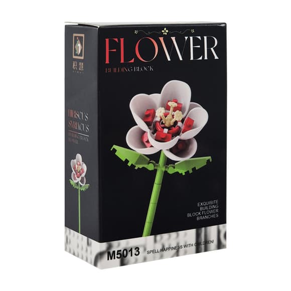 Конструктор детский Flower M5026-13 элементы для создания стебля и лепестков