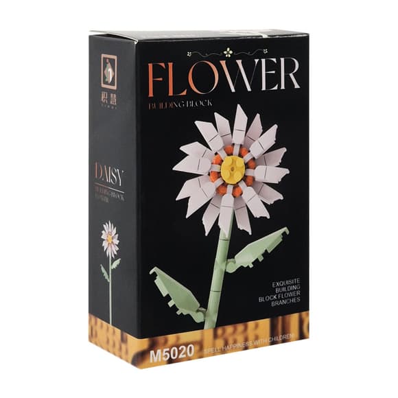 Конструктор детский Flower M5026-20 элементы для создания стебля и лепестков