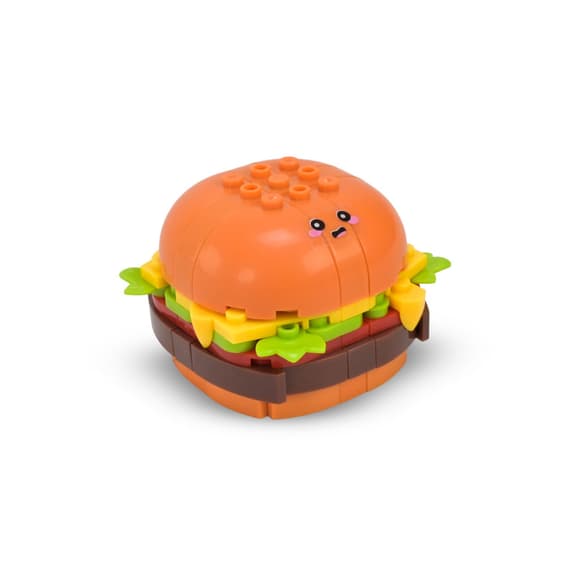 Конструктор дитячий "Western fast food: Hamburger" 1024A-1, пластик, 93 деталі