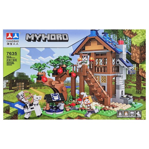 Конструктор детский Майнкрафт 7635 пластик, 504 детали