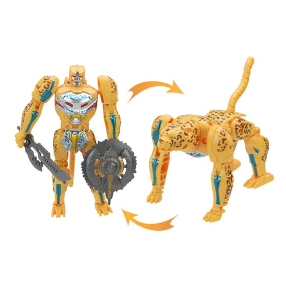 Дитячий робот-трансформер Justice Cheetah 168-85(Yellow) робот-гепард