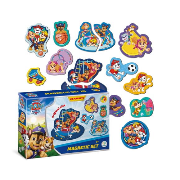 Дитячий набір магнітів "Ігровий майданчик" 200668, 20 великих магнітів