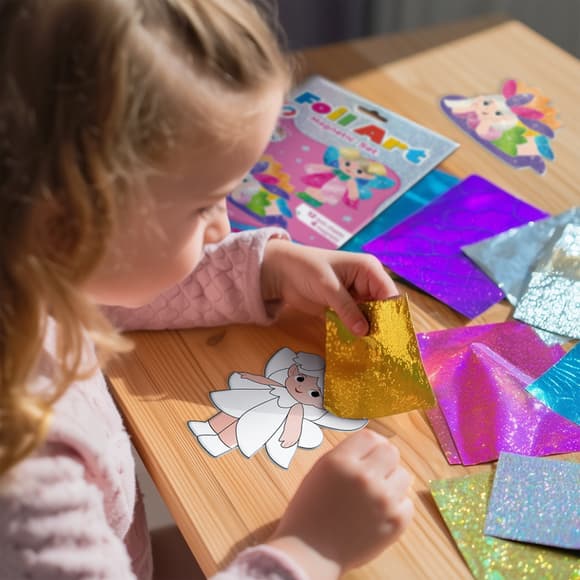 Магнітний набір для творчості з фольгою "Лісові феї" 200299, 4 магніти